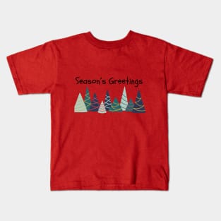 Season's Greetings Kids T-Shirt